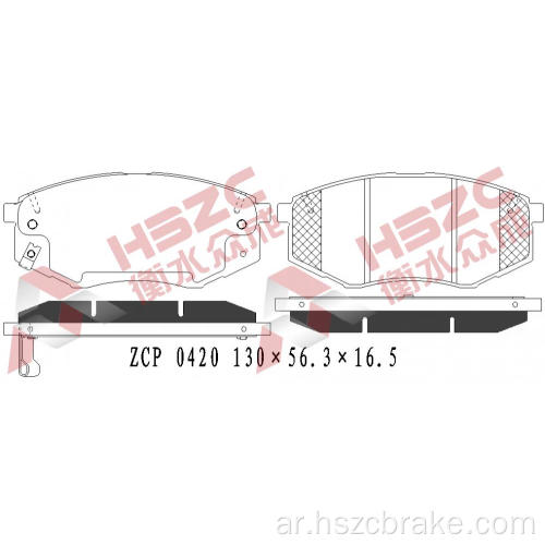 FMSI D1447 CERAMIC BRAKE PAD FOR HYUNDAI